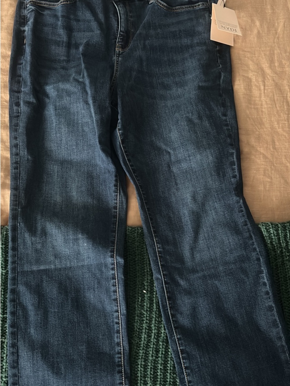 NYDJ Women's Indigo Straight Leg Jeans